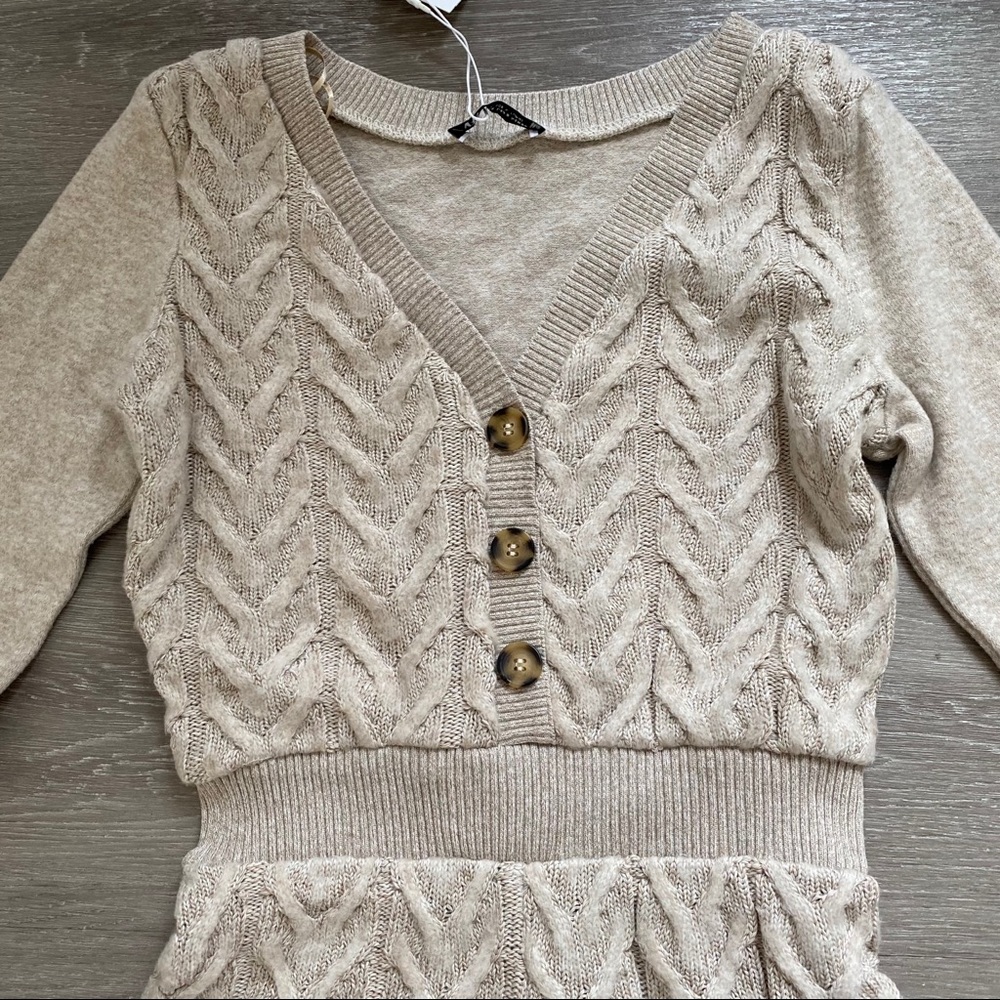Zara Cable Knit Jumpsuit - Picture 14 of 16